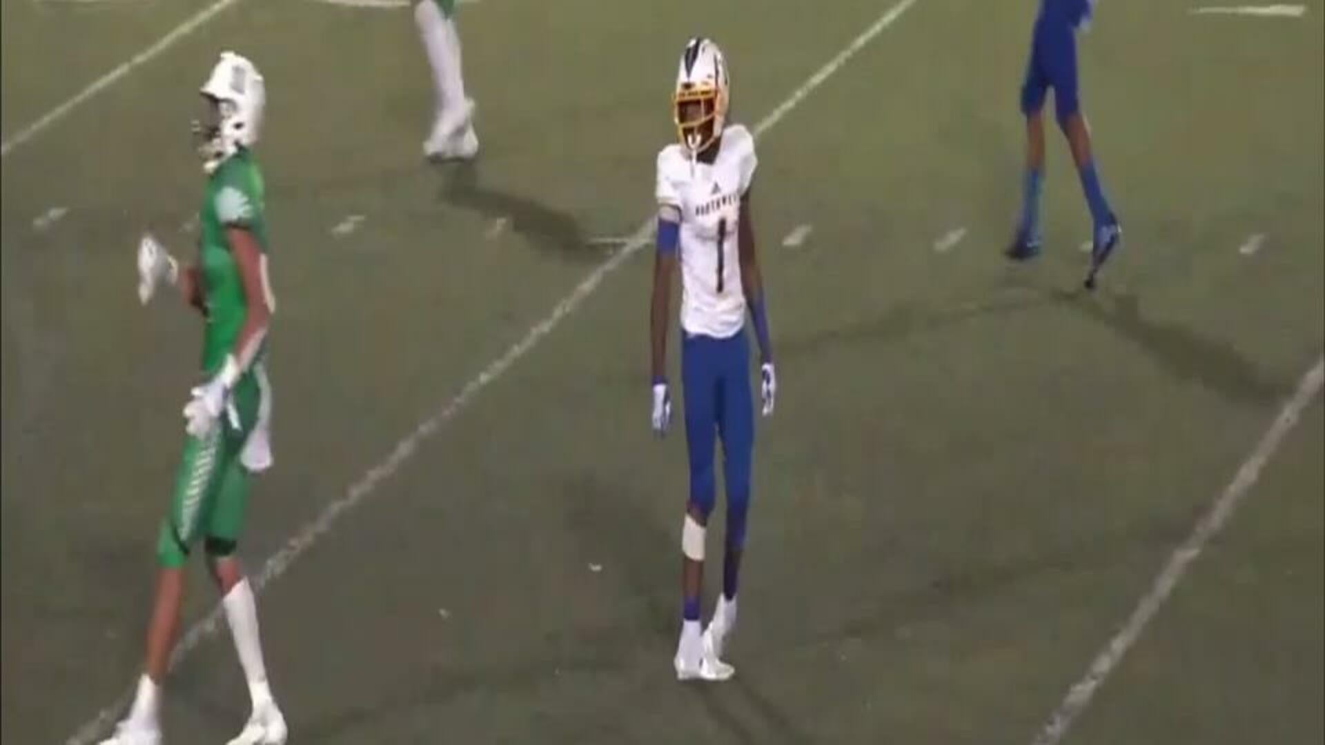 Badin Rams Pass from Landyn Vidourek