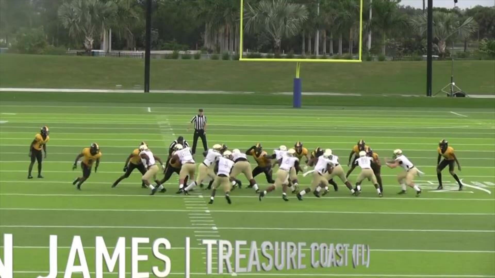 Eden James, son of Edgerrin James, rushes for nearly 300 yards & 2 TDs in win over American Heritage