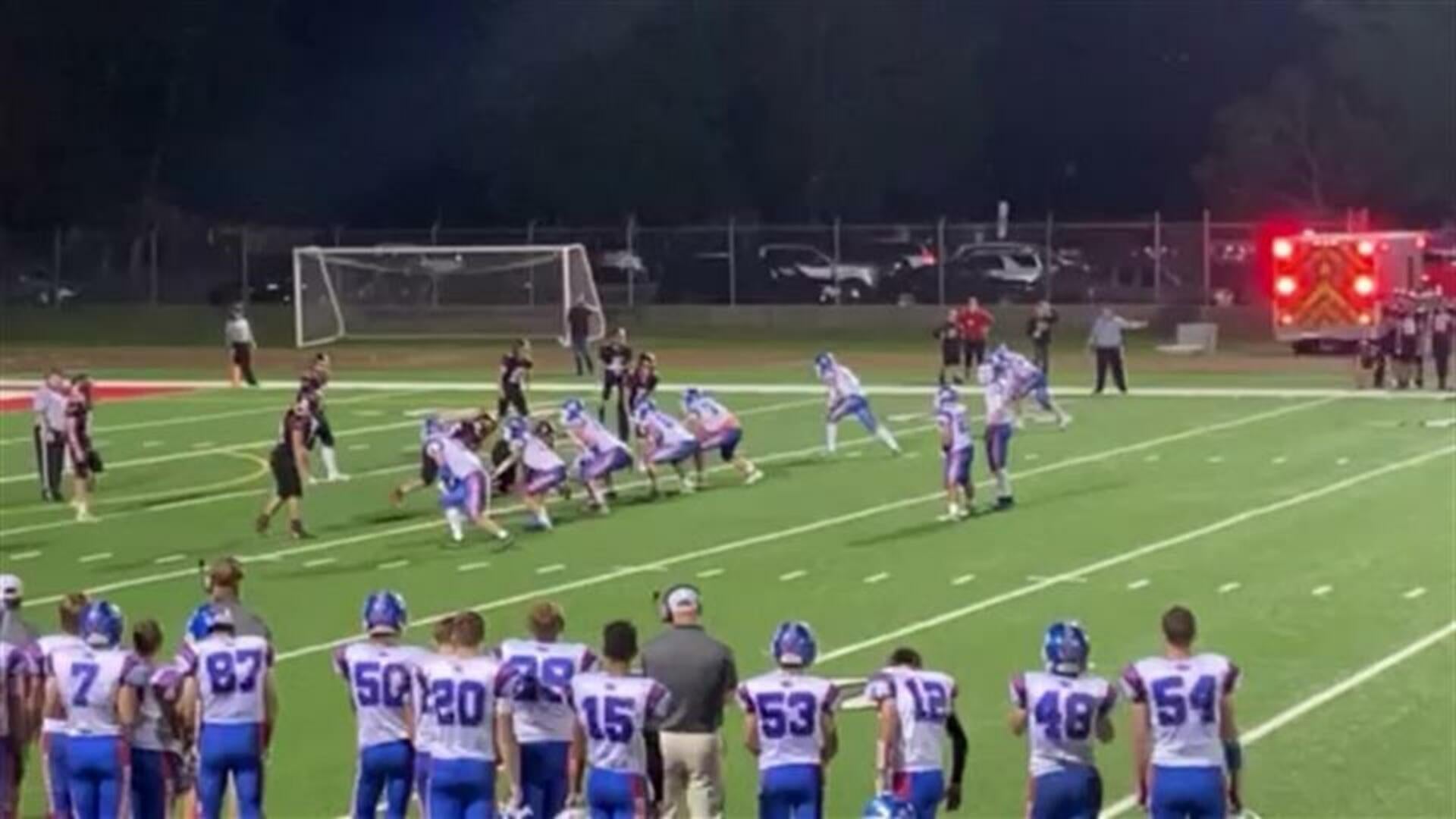 a crossed the middle