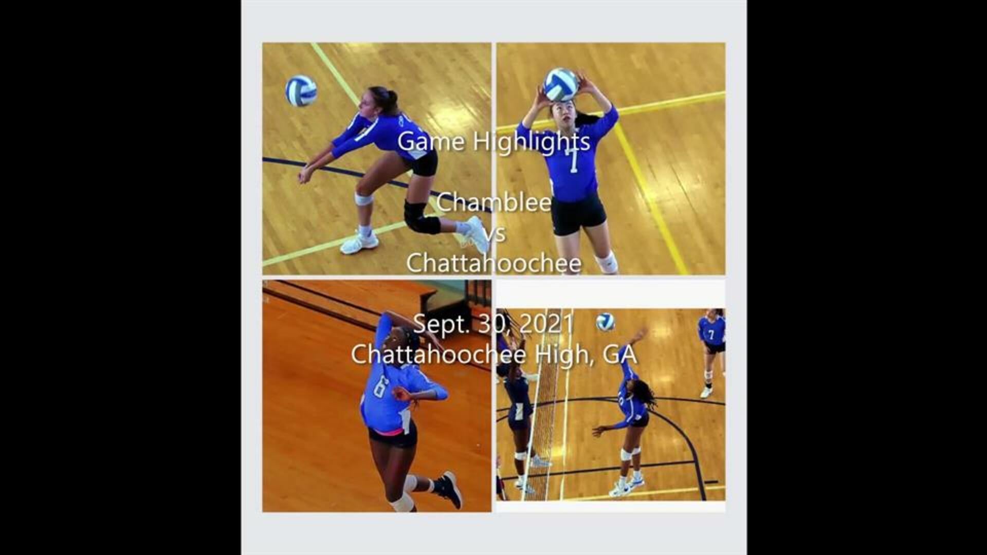 20210930 Chmablee vs Chattahoochee Game Highlights