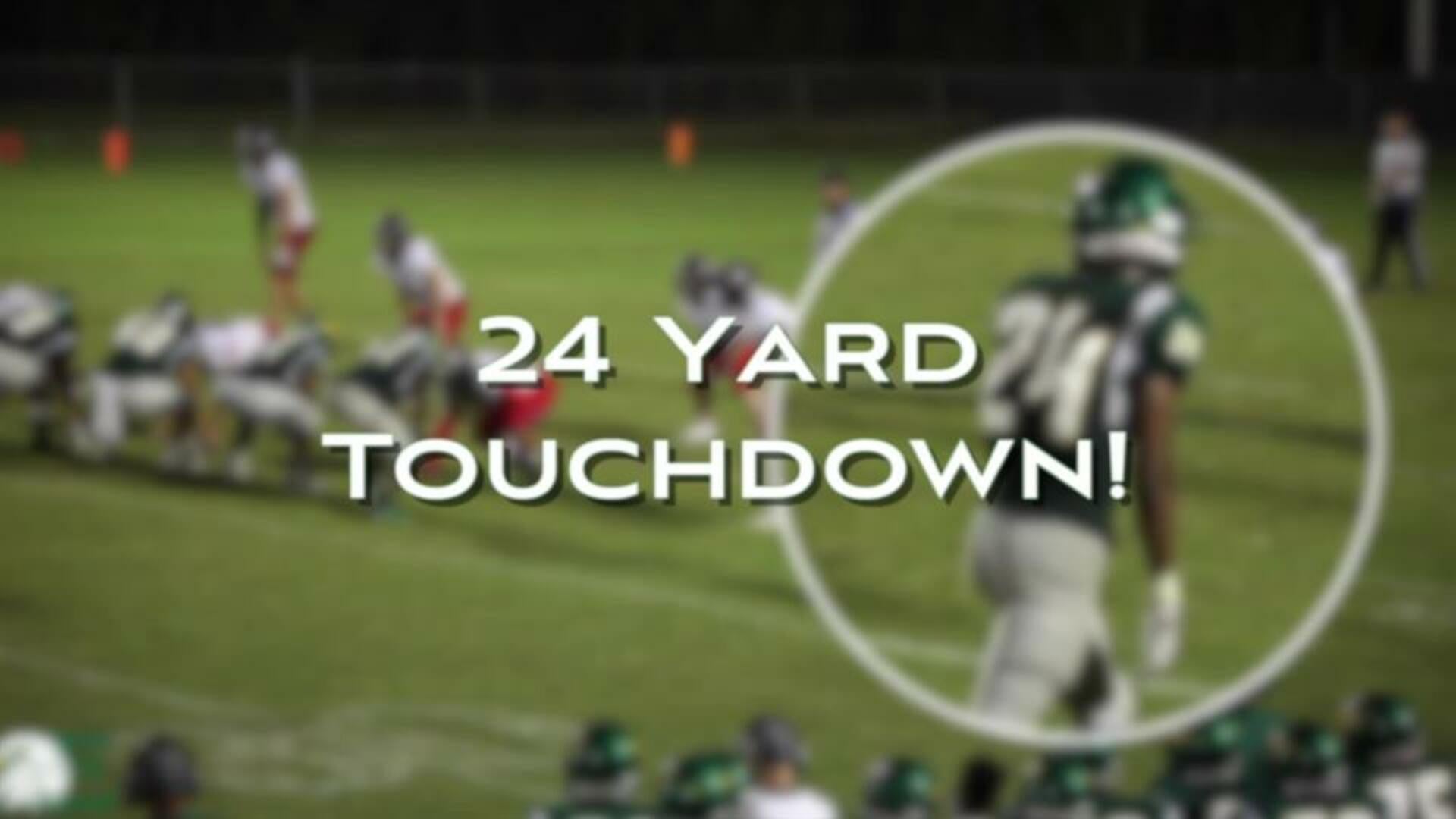 Larry Pickett, Jr with 81 yards and a touchdown as well as defensively with a pass break up and tackles!