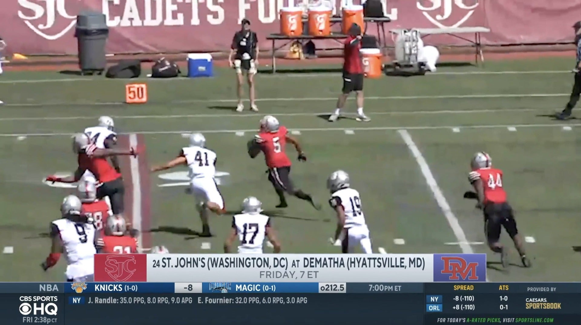 No. 24 St. John's (DC) vs. DeMatha (MD) high school football preview | HUGE WCAC SHOWDOWN