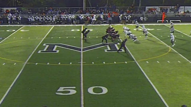 Wakeen Page made the defensive play of the year - the junior anticipated Meadville quarterback's  snap and broke in front of the pitch to one of his running backs and took it back to the house.