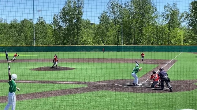 Max went 3 for 3 in his first Sectionals game vs. Warsaw