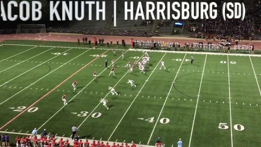 Regular season highlights of Harrisburg's (SD) 3-star quarterback Jacob Knuth during his senior year.