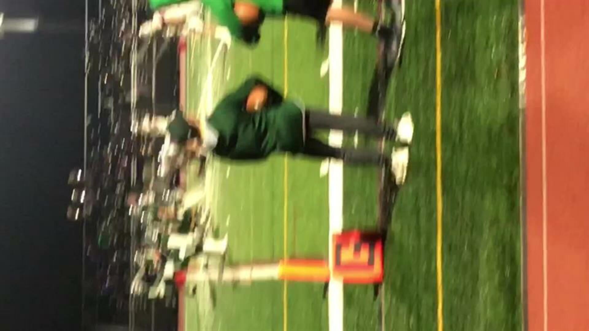 Ridley stops Conestoga on 4th and goal to close out the first half