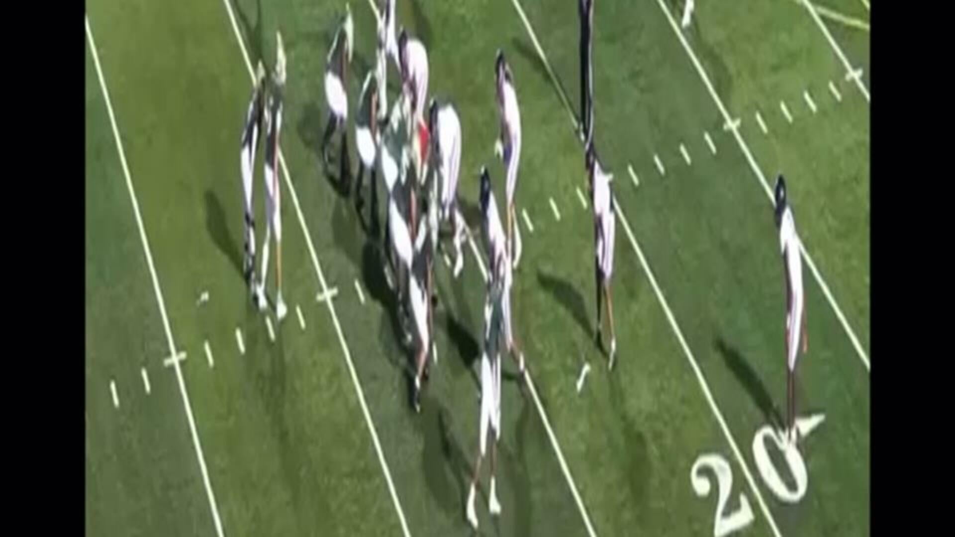 Jason Robinson JR runs great route