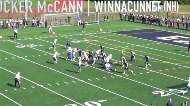 Senior season highlights of Winnacunnet's (NH) starting running back Tucker McCann. He rushed for 1,300-plus yards and 13 touchdowns for the runner-up in Division 1.
