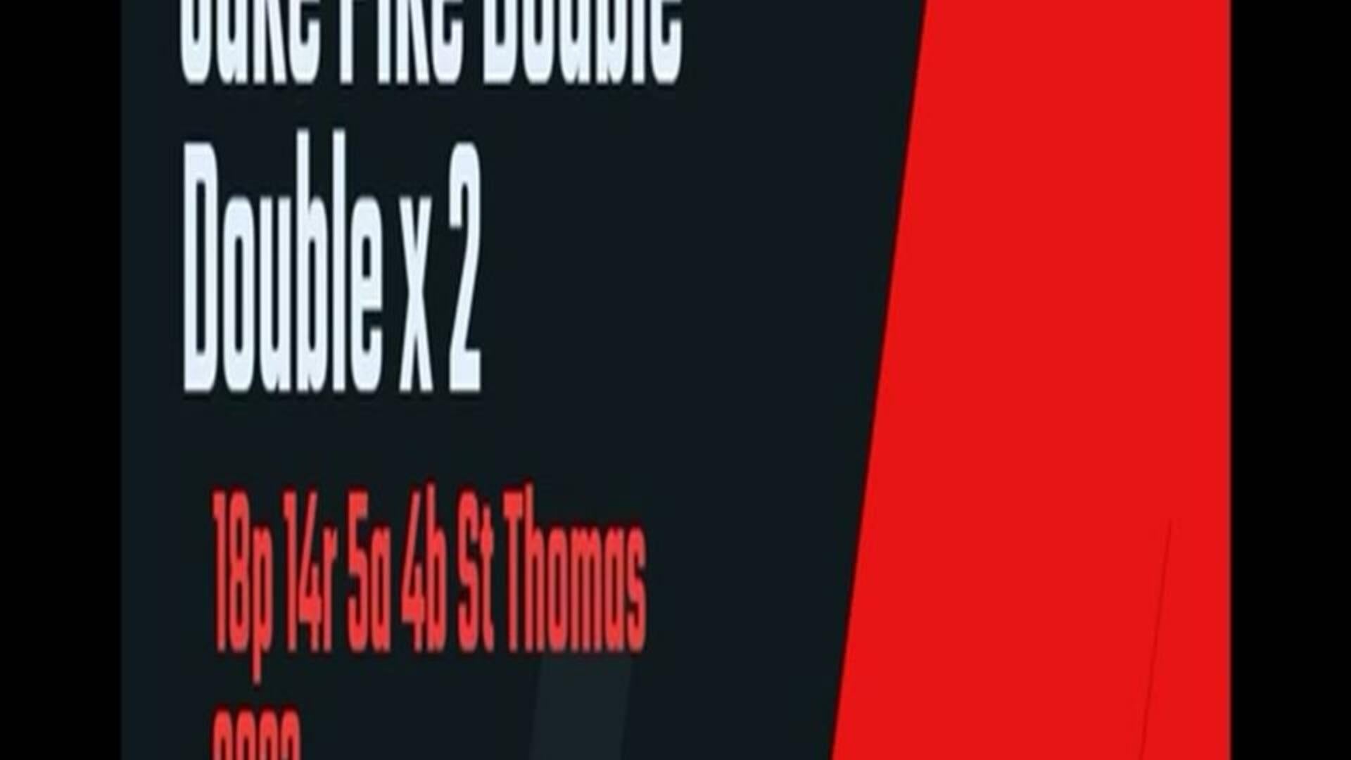 Jake Pike Double Double #2 v FT Bend 11/18/21