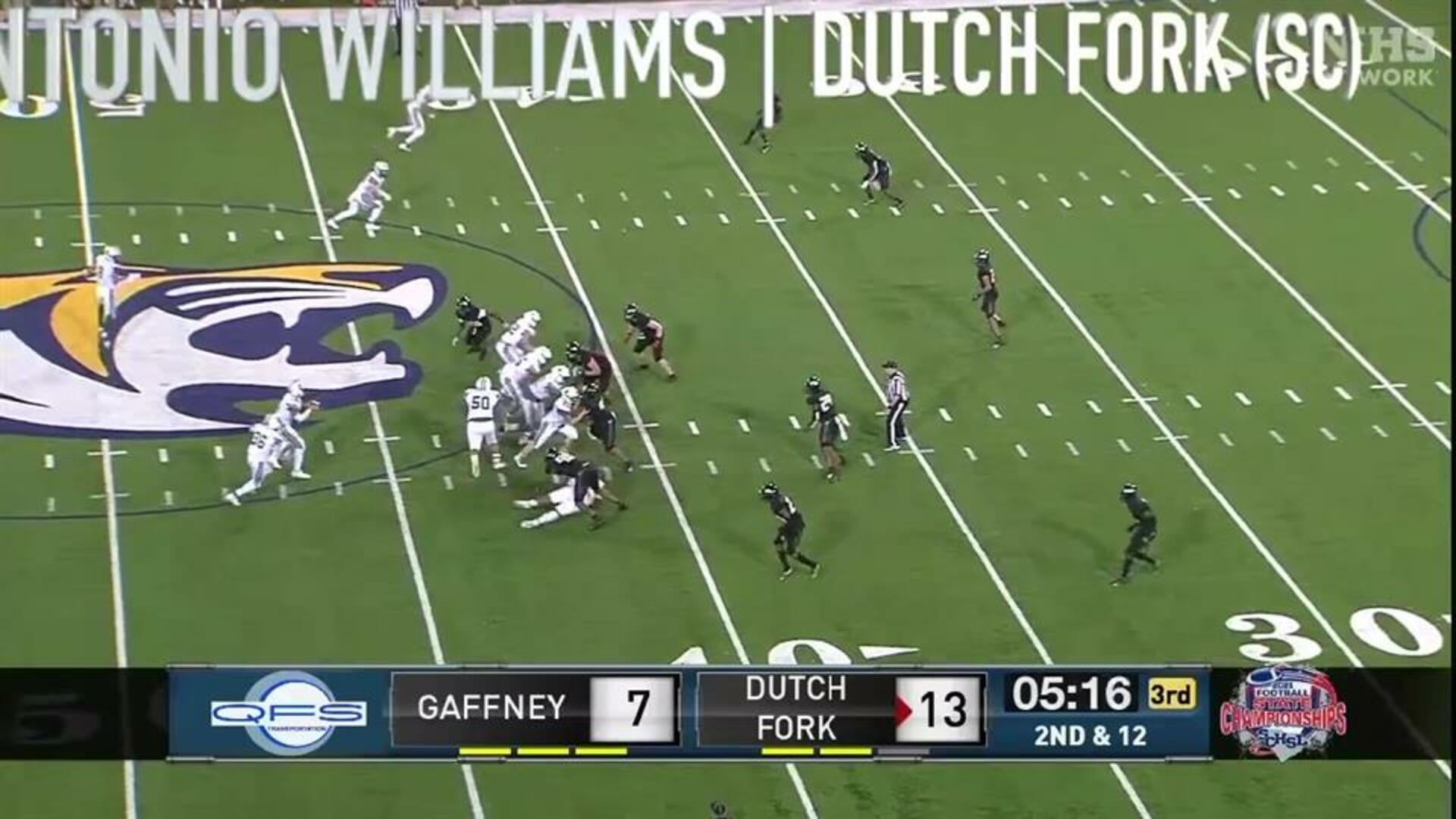 4-star wide receiver Antonio Williams - 2021 Highlights