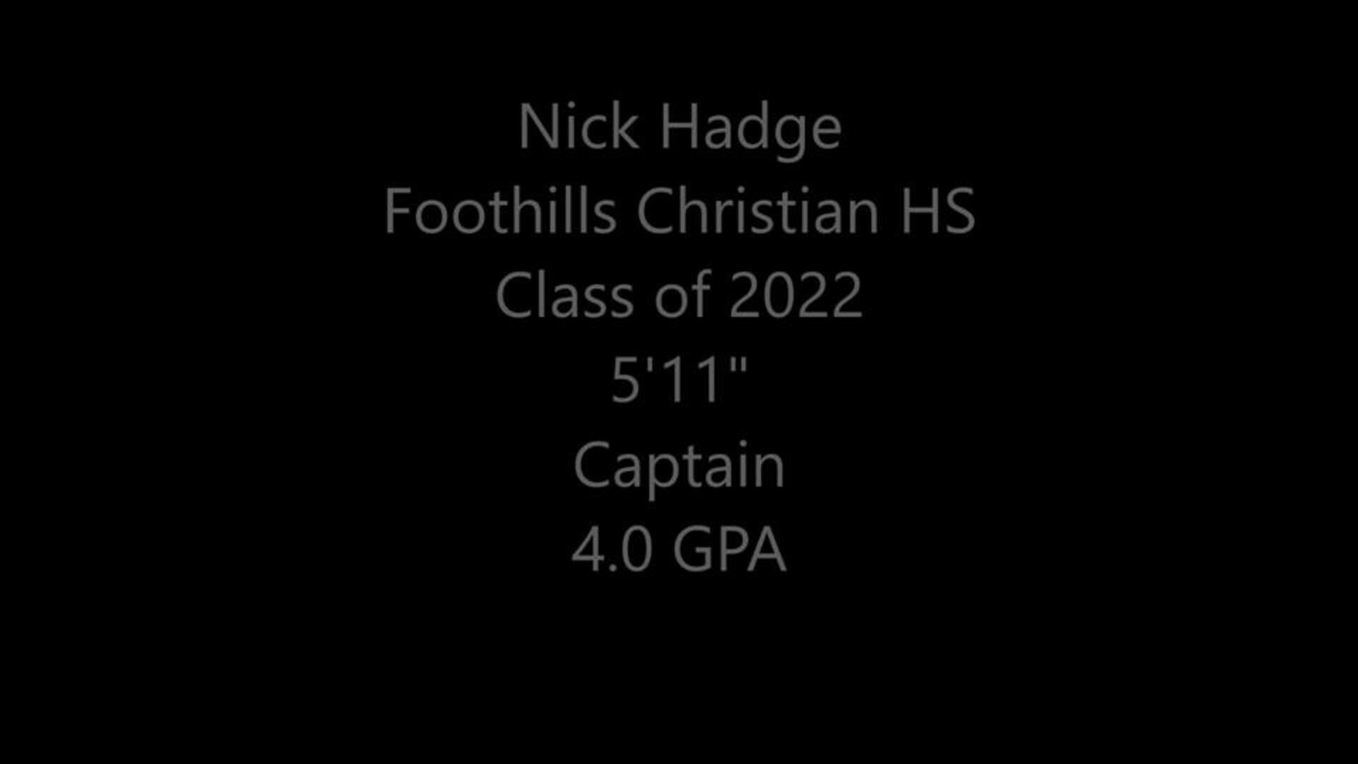Nick Hadge: 15 PTS / (3) 3PT