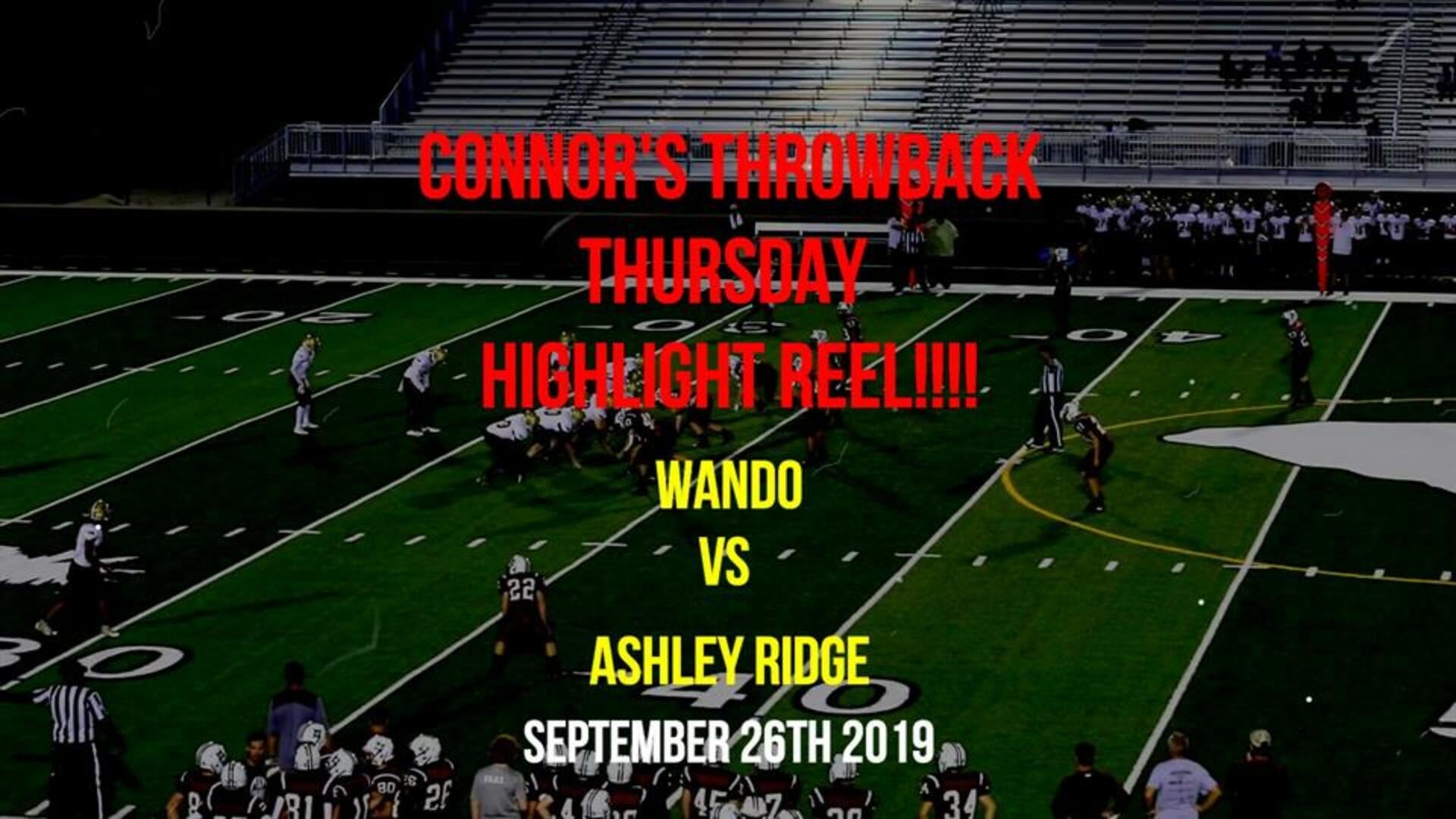 Connor Theriault's Throwback Thursday