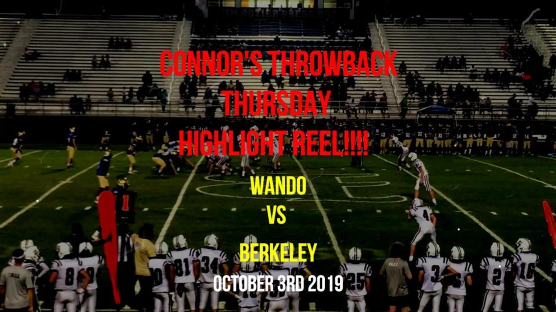 Connor Theriault's Throwback Thursday