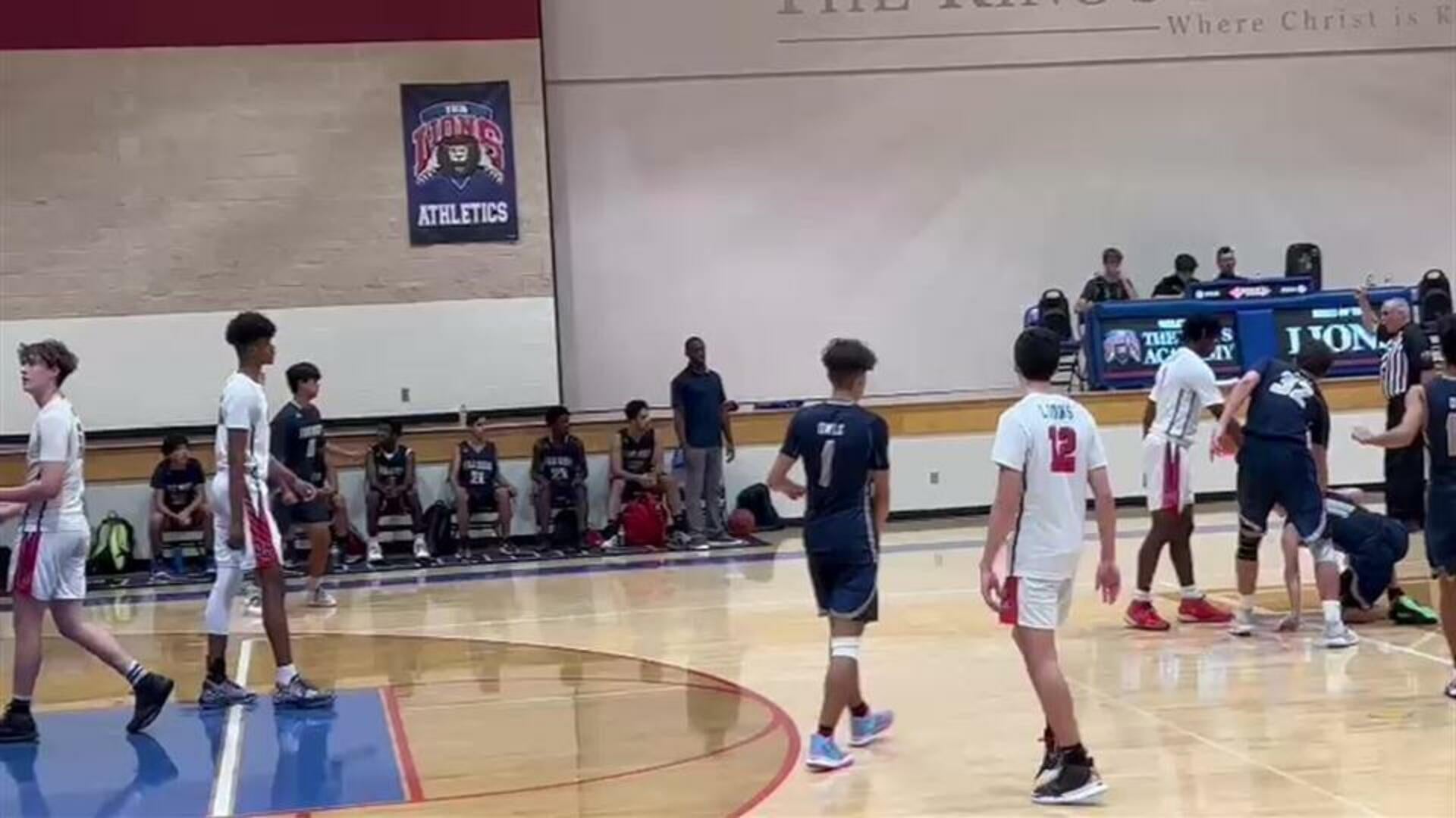 Lucas Viale Three-Pointer vs. TKA - November 23, 2021