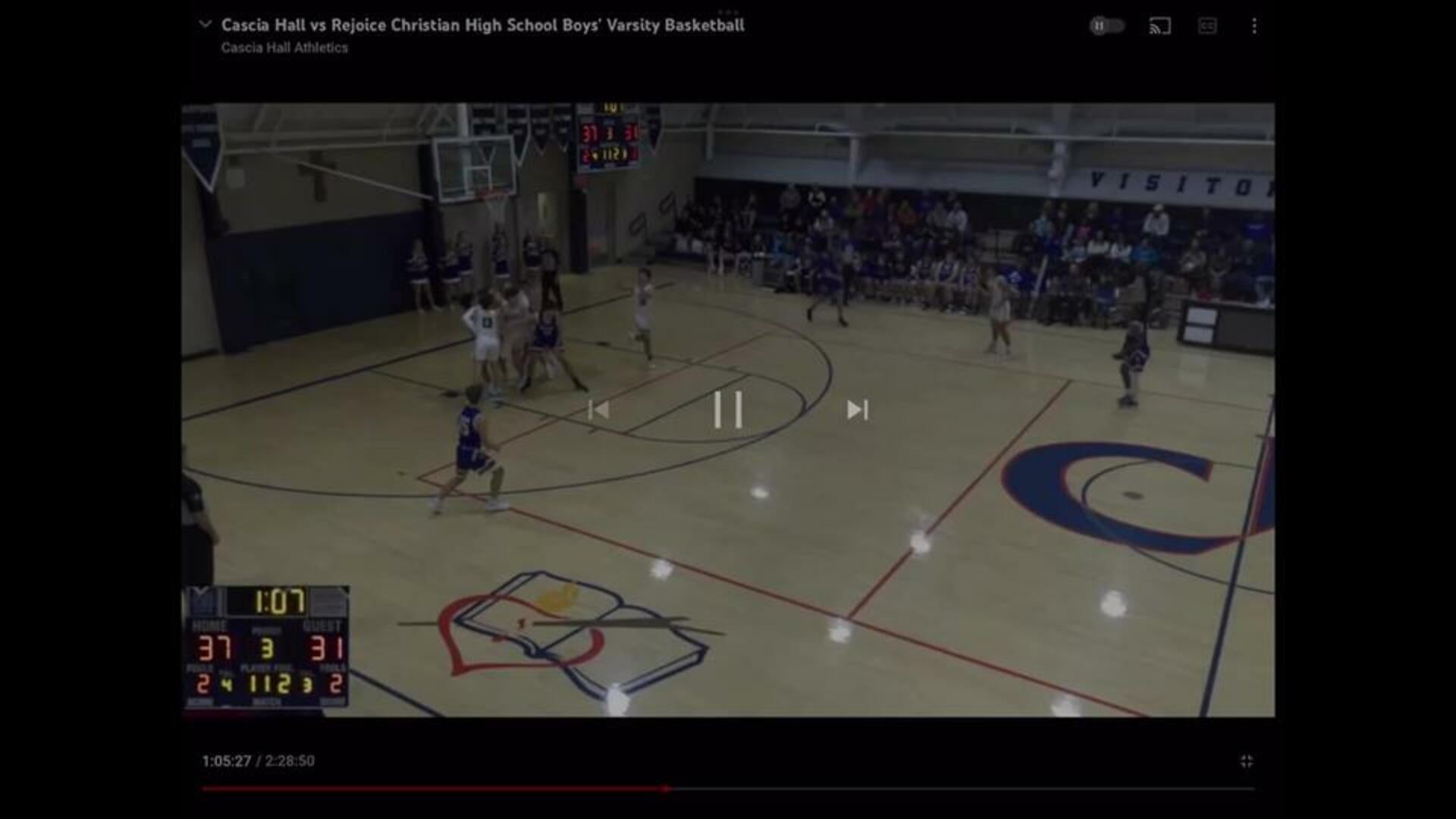 Cascia Hall vs Rejoice Christian Jan 4 2022