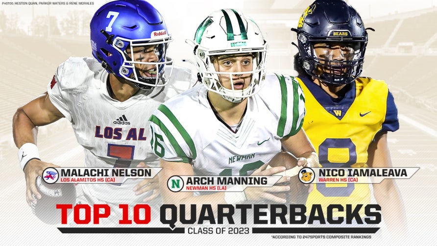 MaxPreps National Football Editor Zack Poff takes a look at the Top 10 quarterbacks in the Class of 2023 according to 247Sports composite rankings as of Feb. 3, 2022. Newman's (LA) Arch Manning and Los Alamitos' (CA) Malachi Nelson headline the list of the best quarterbacks.