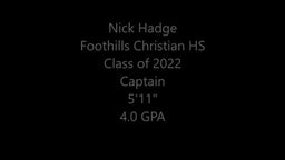 Nick Hadge: 29 PTS - (4) 3PT - vs Carlsbad - CIF Playoffs - 2/16/22