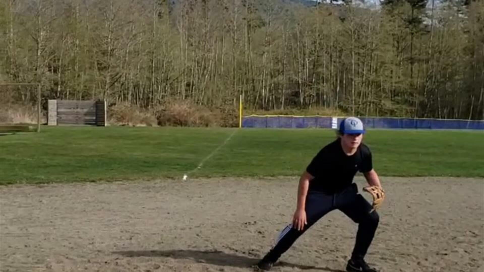 Orcas High School Baseball Practice
