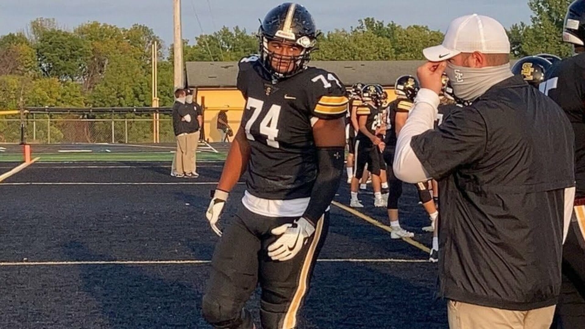 5-star offensive tackle Kadyn Proctor | 2021 Highlights