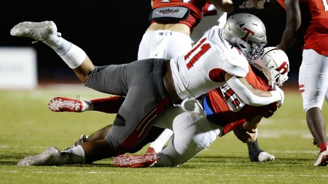Junior season highlights of Thompson's (Alabaster, AL) 5-star defensive lineman Peter Woods. He finished his junior year with 92 tackles, 26 tackles for loss, 11 sacks and a pick-six.