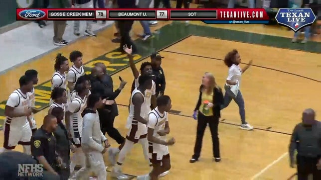 Highlights of Beaumont United's 79-78 triple overtime win over Goose Creek in the third round of the 5A state playoffs. Houston commit Terrance Arceneaux hit the game-winner on a putback.