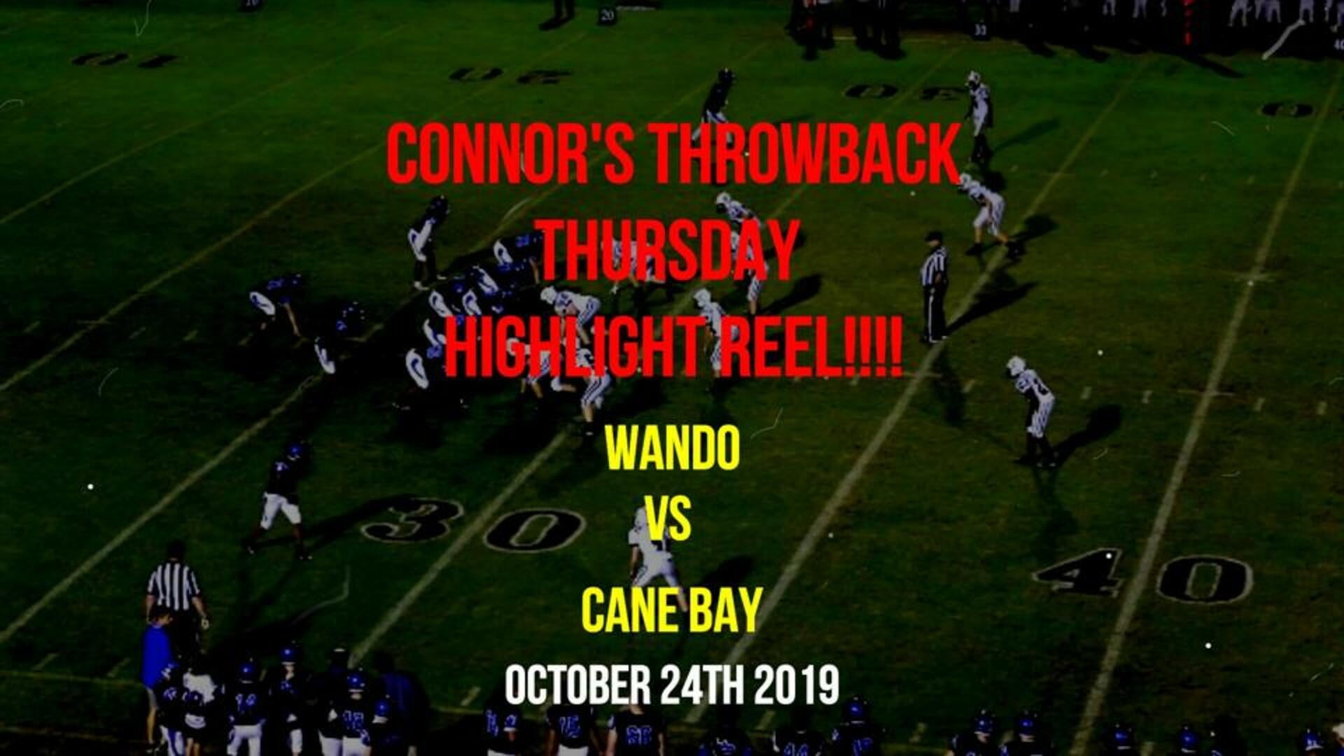 Connor Theriault's Throwback Thursday