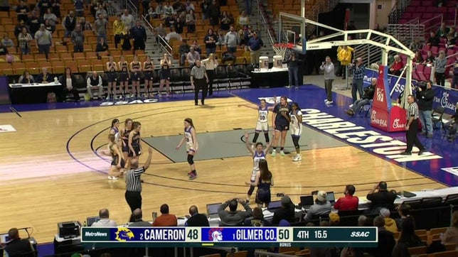 Freshman Maci Neely hits 3-pointer as time expired to lift Cameron to a wild 53-50 victory over No. 1 Gilmer County