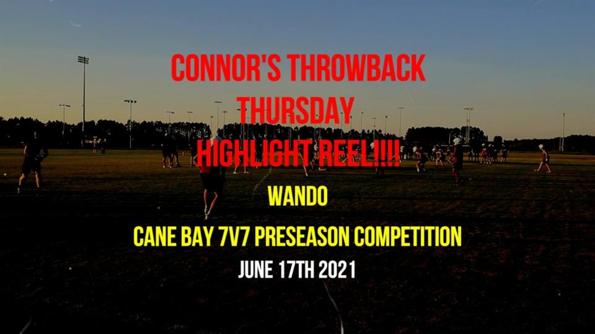 Connor Theriault's Throwback Thursday