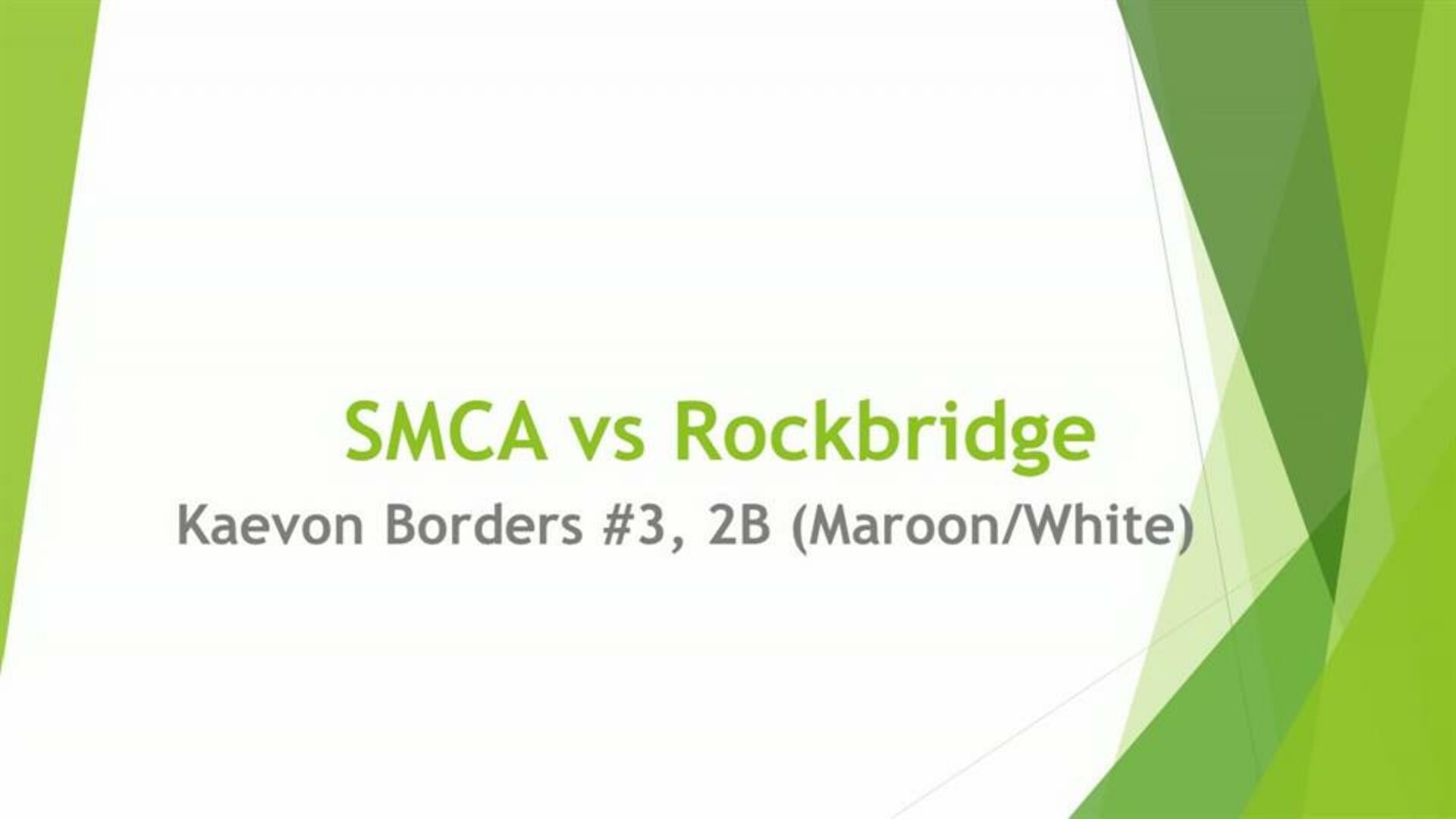 SMCA vs Rockbridge