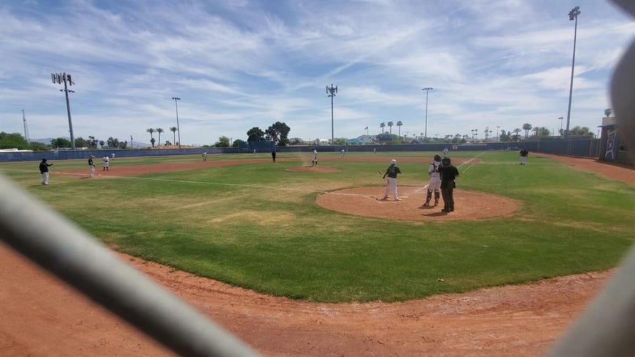 Line drive to left field