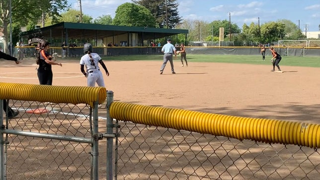 Sheldon Huskies have been on a roll as of late. Jazzy Fines with a nice hit here against St. Francis.