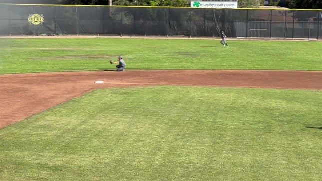 Defensive play from 2B.