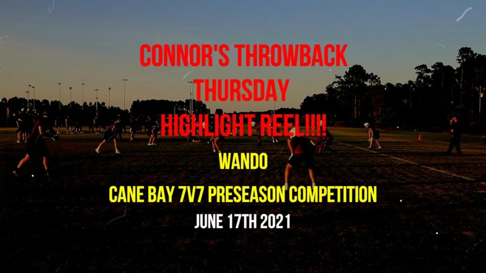 Connor Theriault's Throwback Thursday