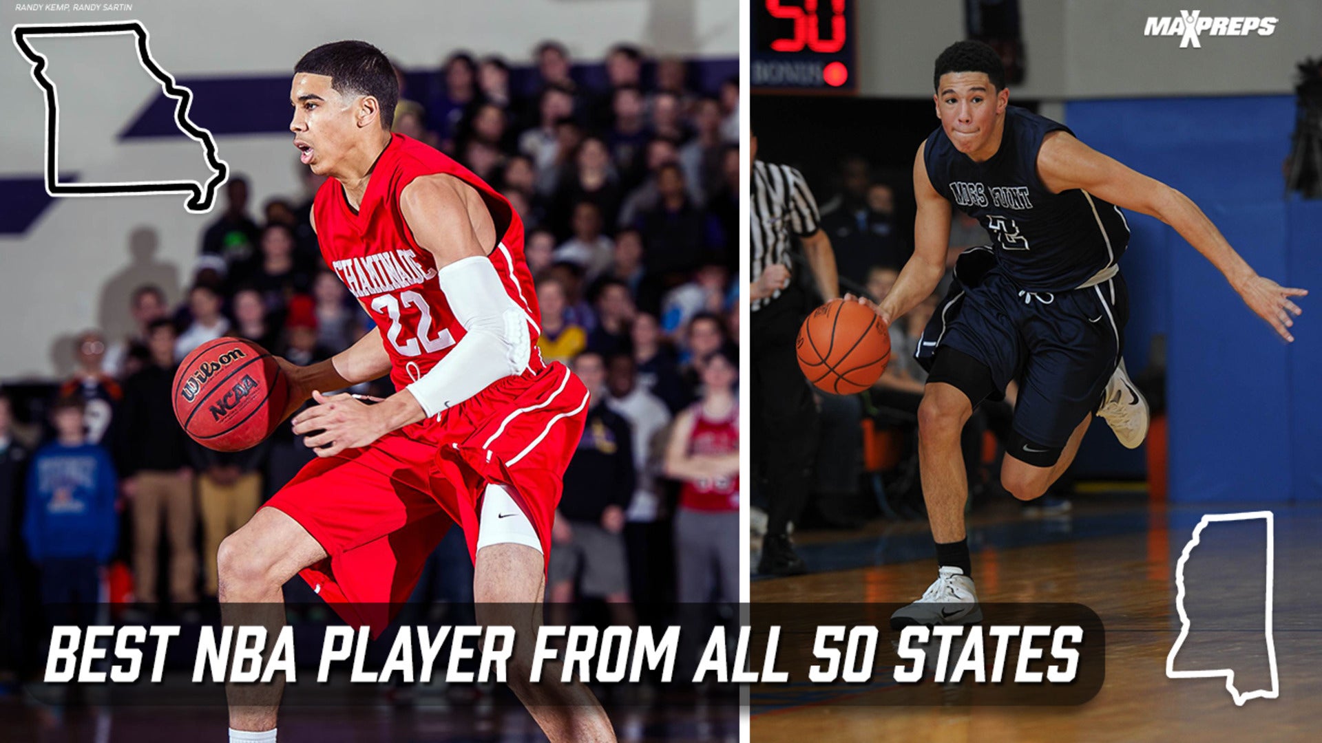 Best NBA Player Ever from all 50 States