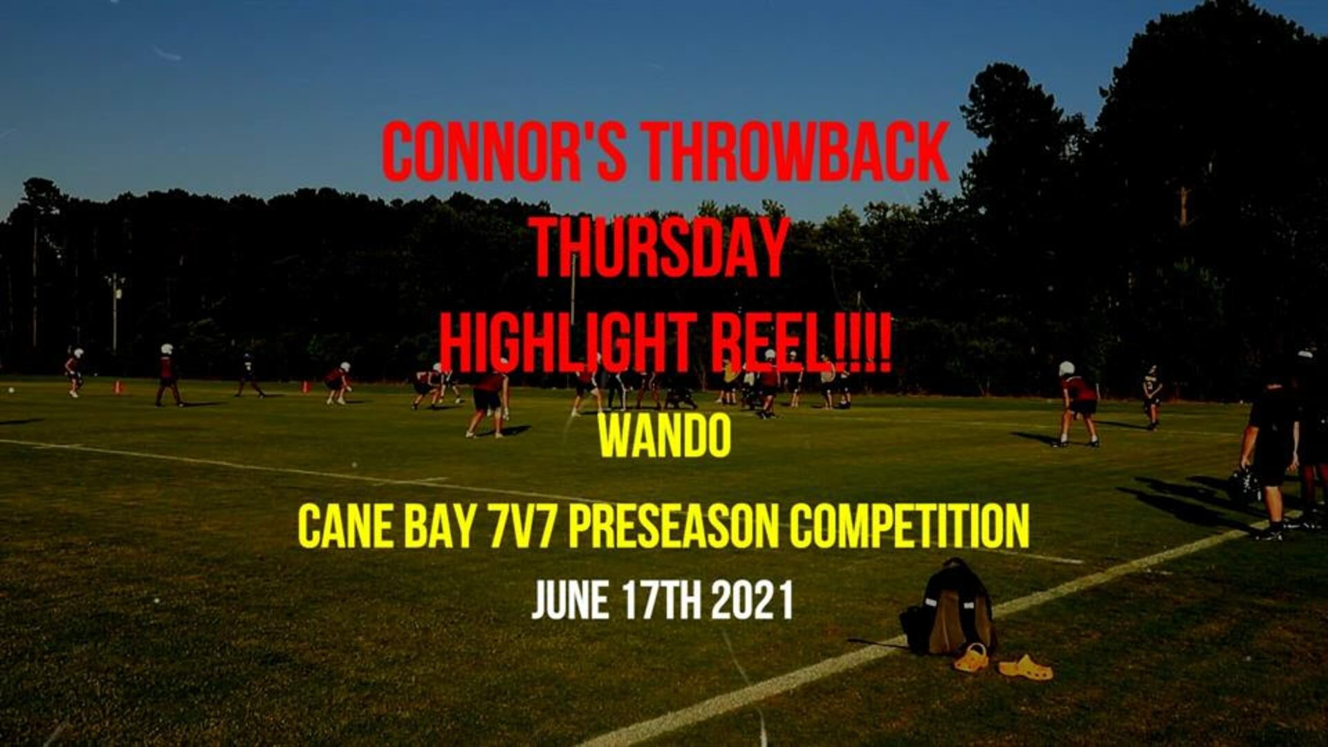 Connor Theriault's Throwback Thursday