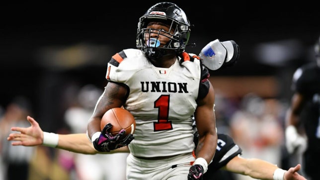 Junior season highlights of Union Parish's (Farmerville, LA) four-star running back Trey Holly. He rushed for over 2,600 yards and 33 touchdowns during his junior season.