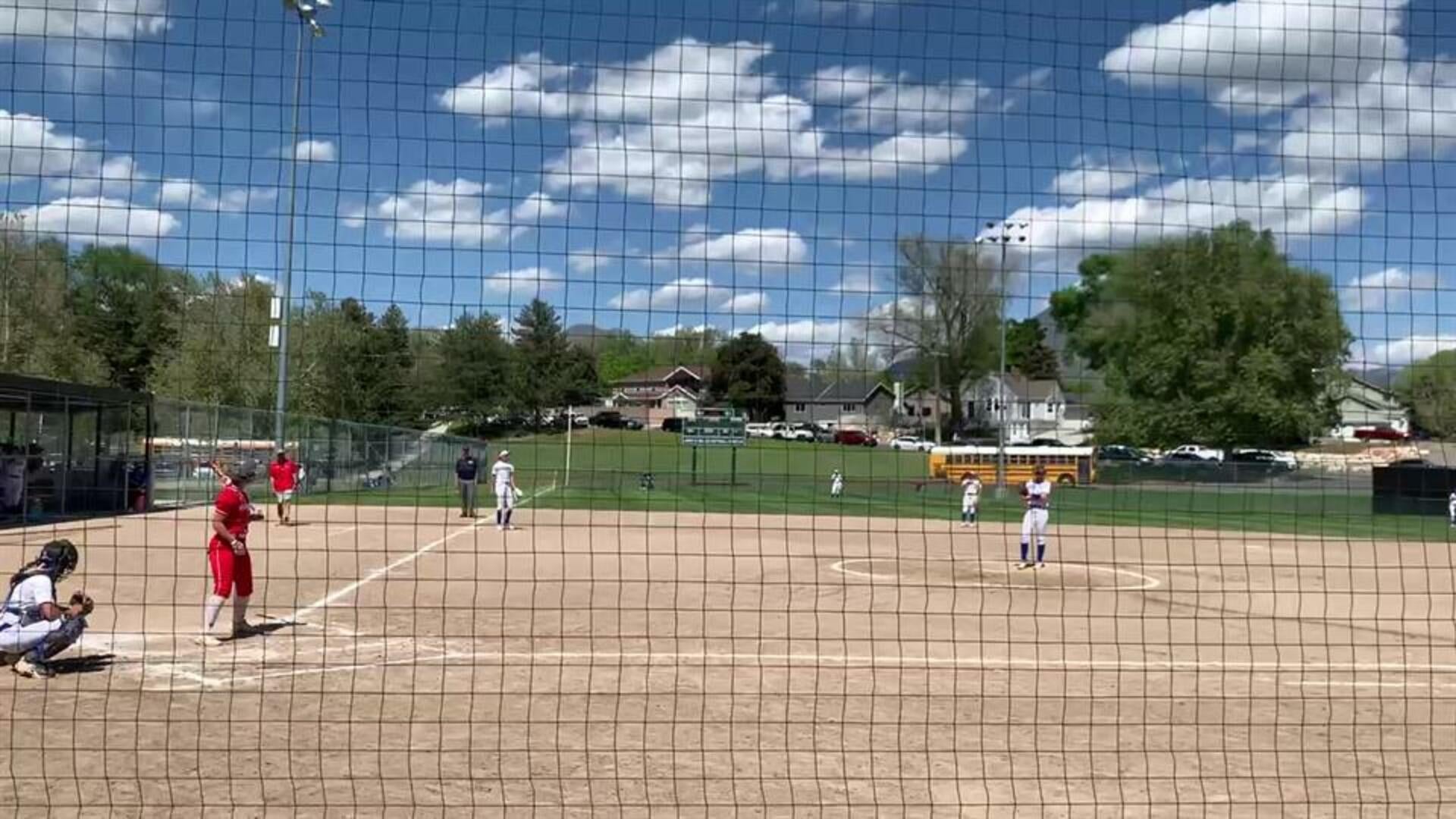 #17 Senior, Mylee Milne, HOMERUN for Mountain Ridge High School