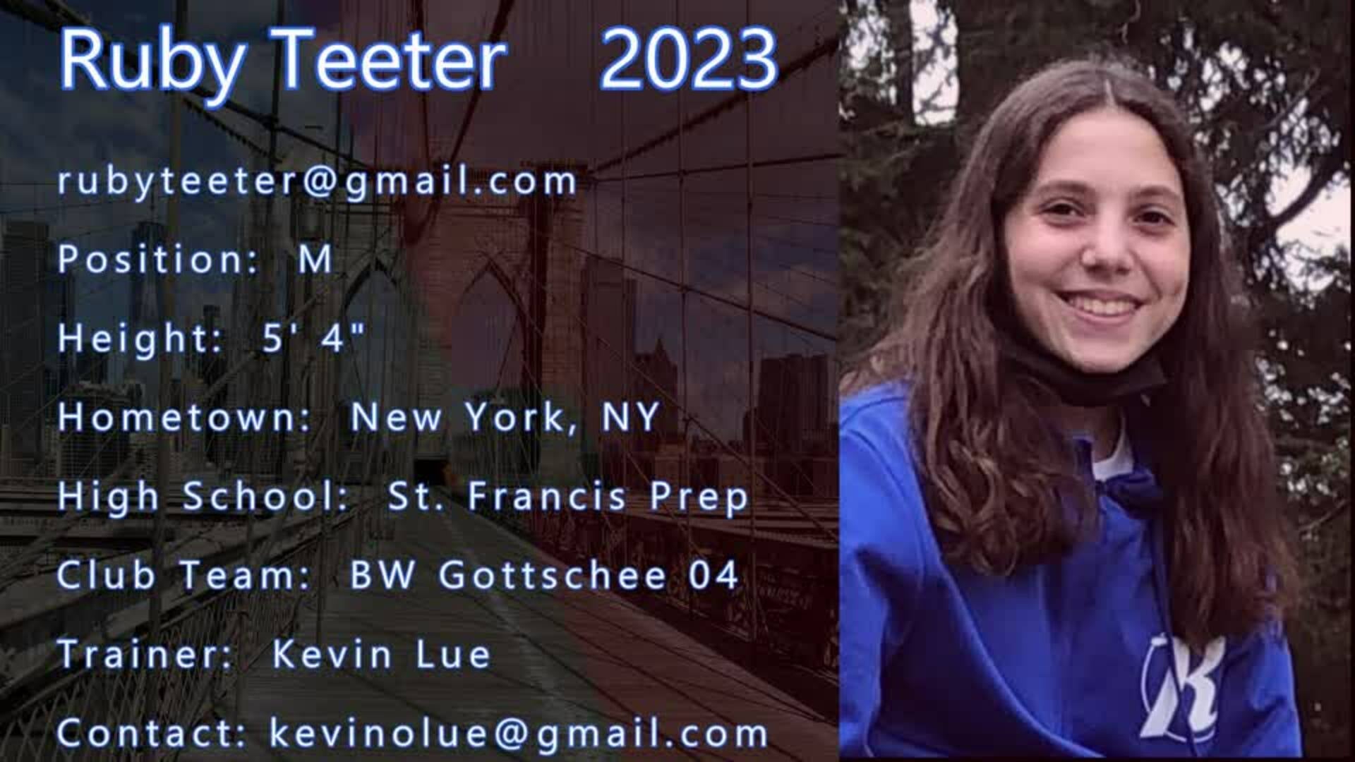 Ruby Teeter 2023