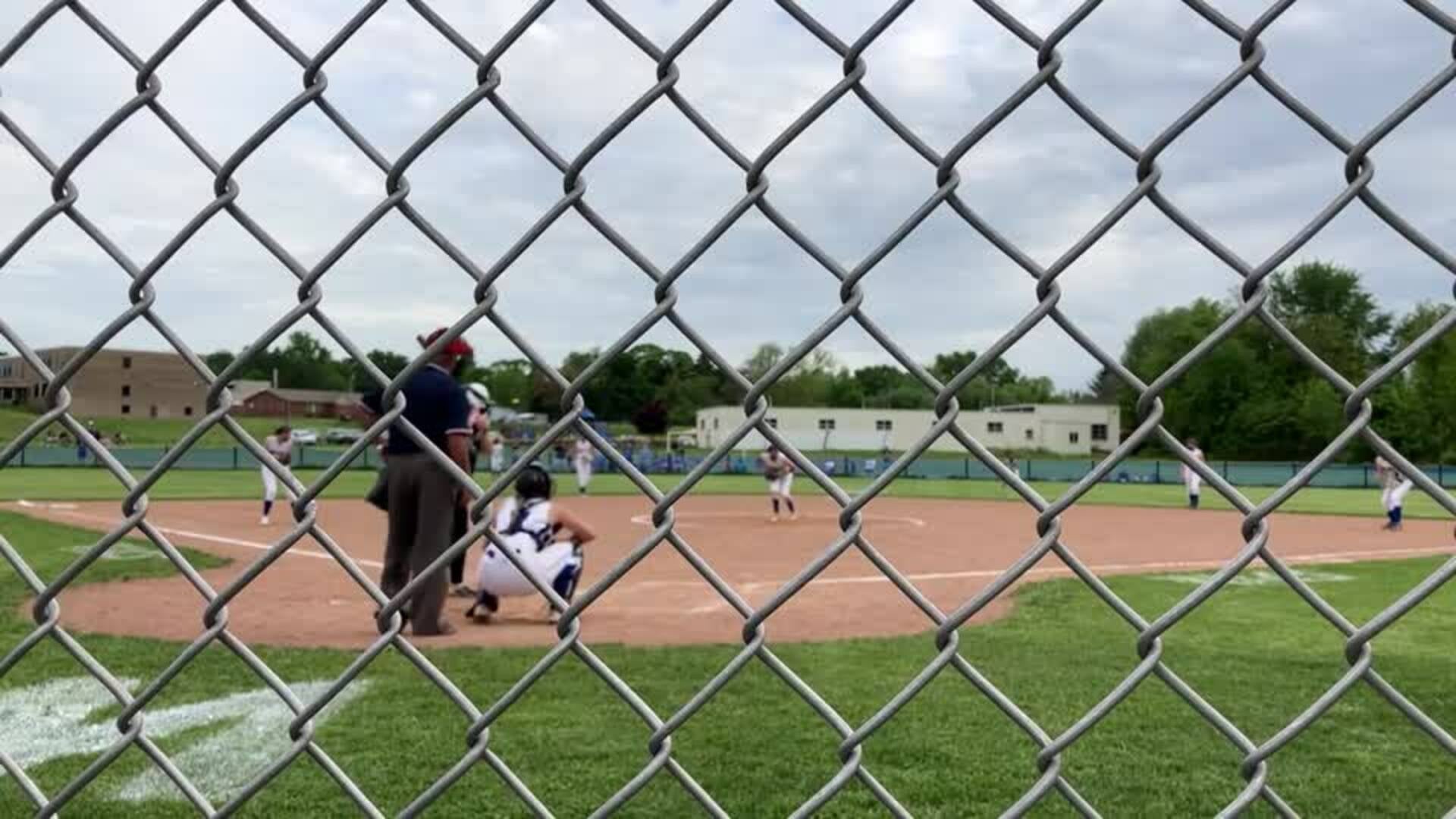 Dellow Fans 16 Batters in Section VI Semifinal Win