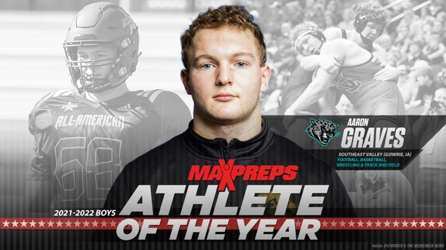 Iowa commit led Southeast Valley (IA) to their first football state championship and also starred in basketball, wrestling, and track and field.