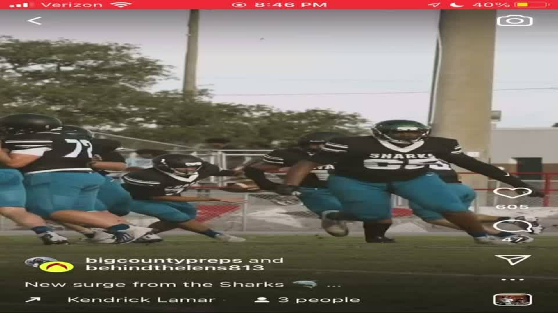 Riverview vs Lenard fall game