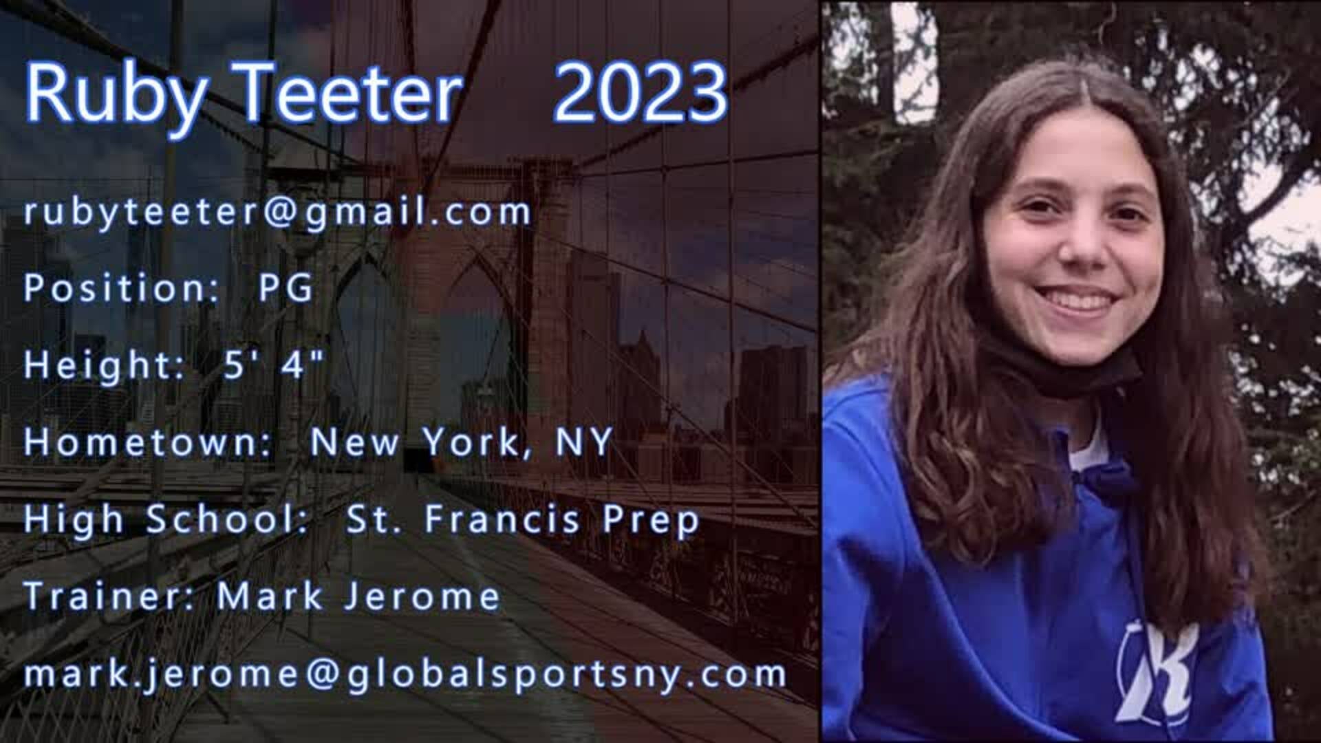 Ruby Teeter 2023 Basketball