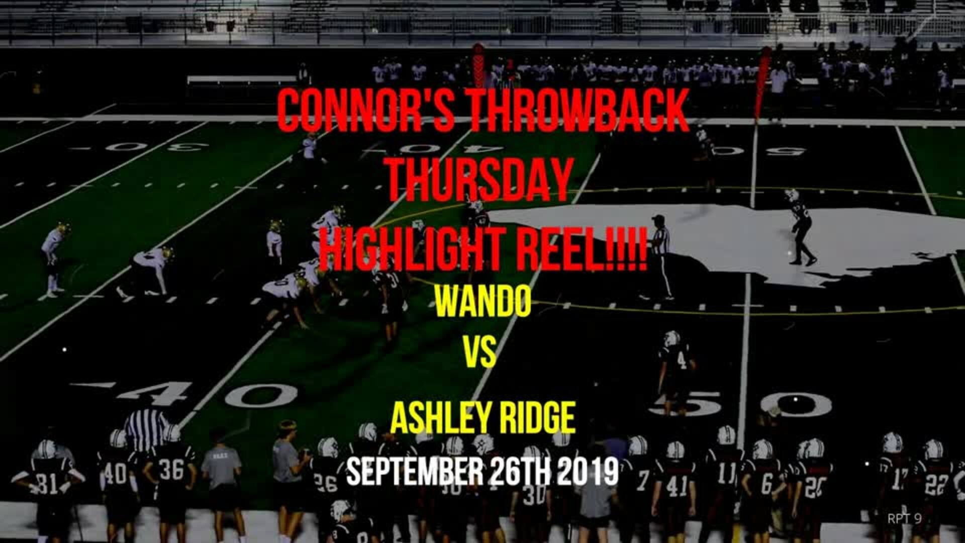 Connor Theriault's Throwback Thursday