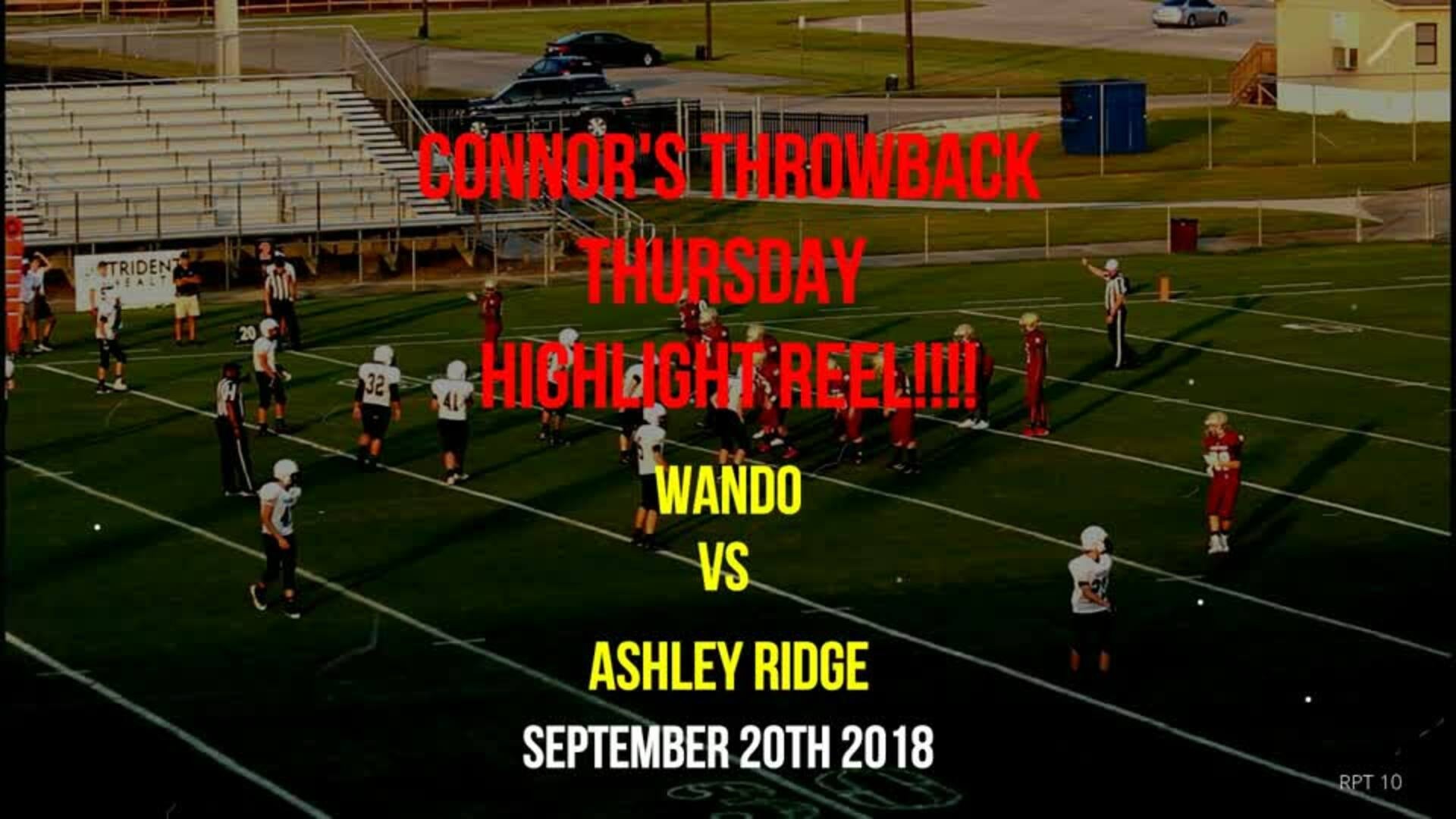 Connor Theriault's Throwback Thursday