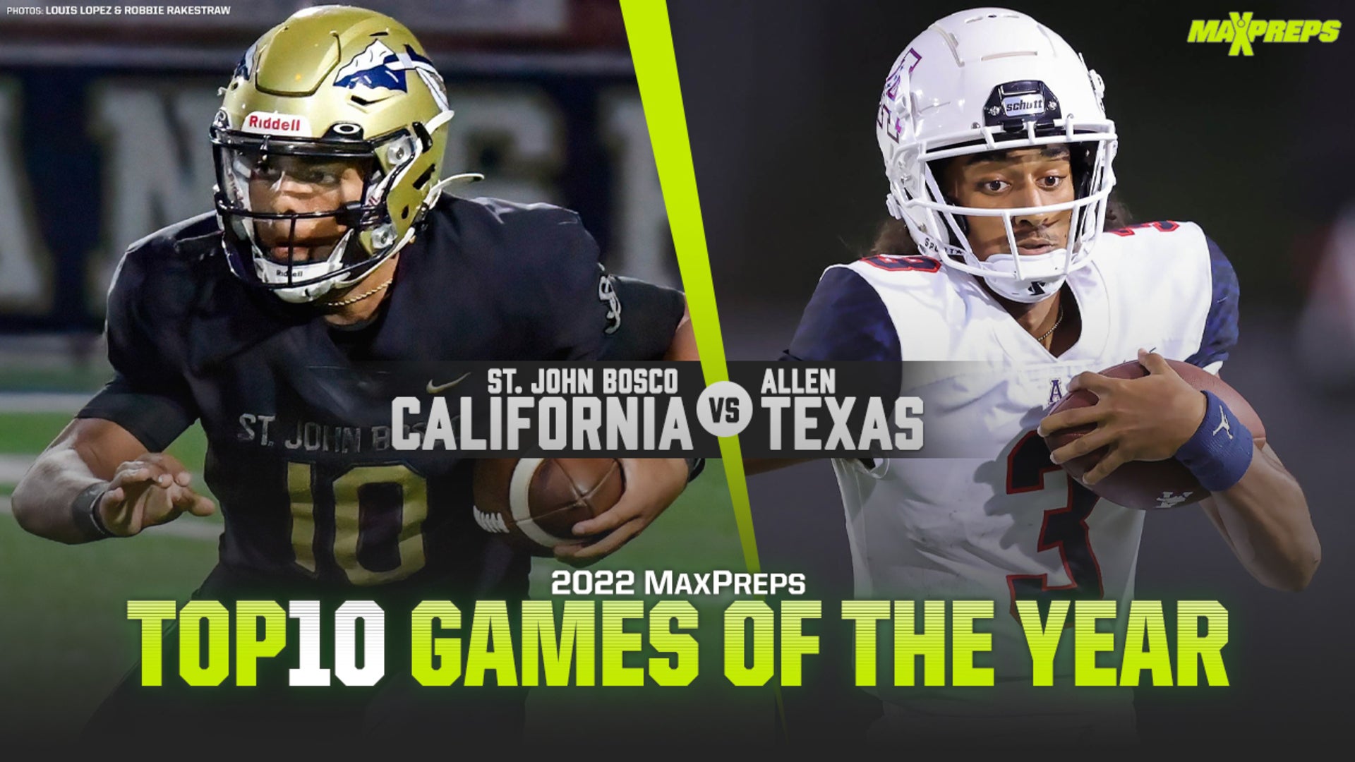 Top 10 Games of the 2022 High School Football Season