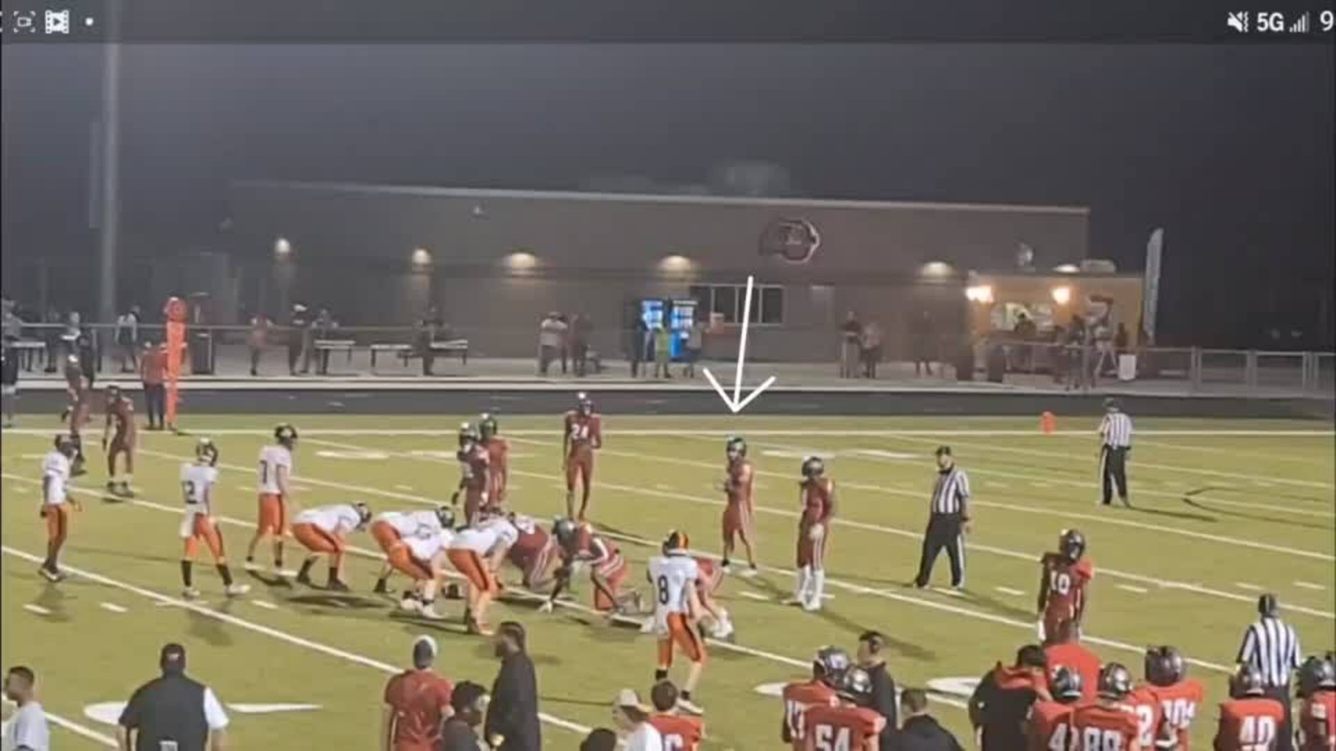 Michael Cruz #51 TFL Against NW