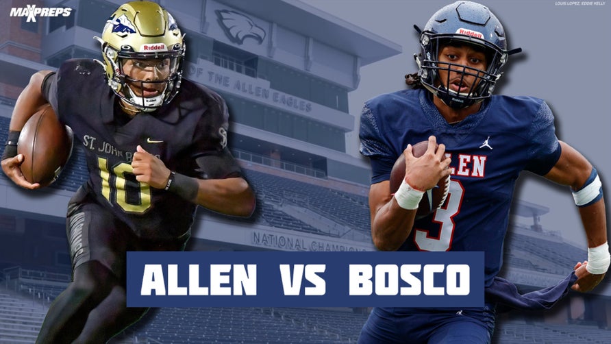 Allen (TX) plays host to national No. 1 St John Bosco in their $60M stadium.
