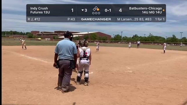 I was thrilled to hit my first inside the park home run. I'm getting closer and closer to getting over the fence.