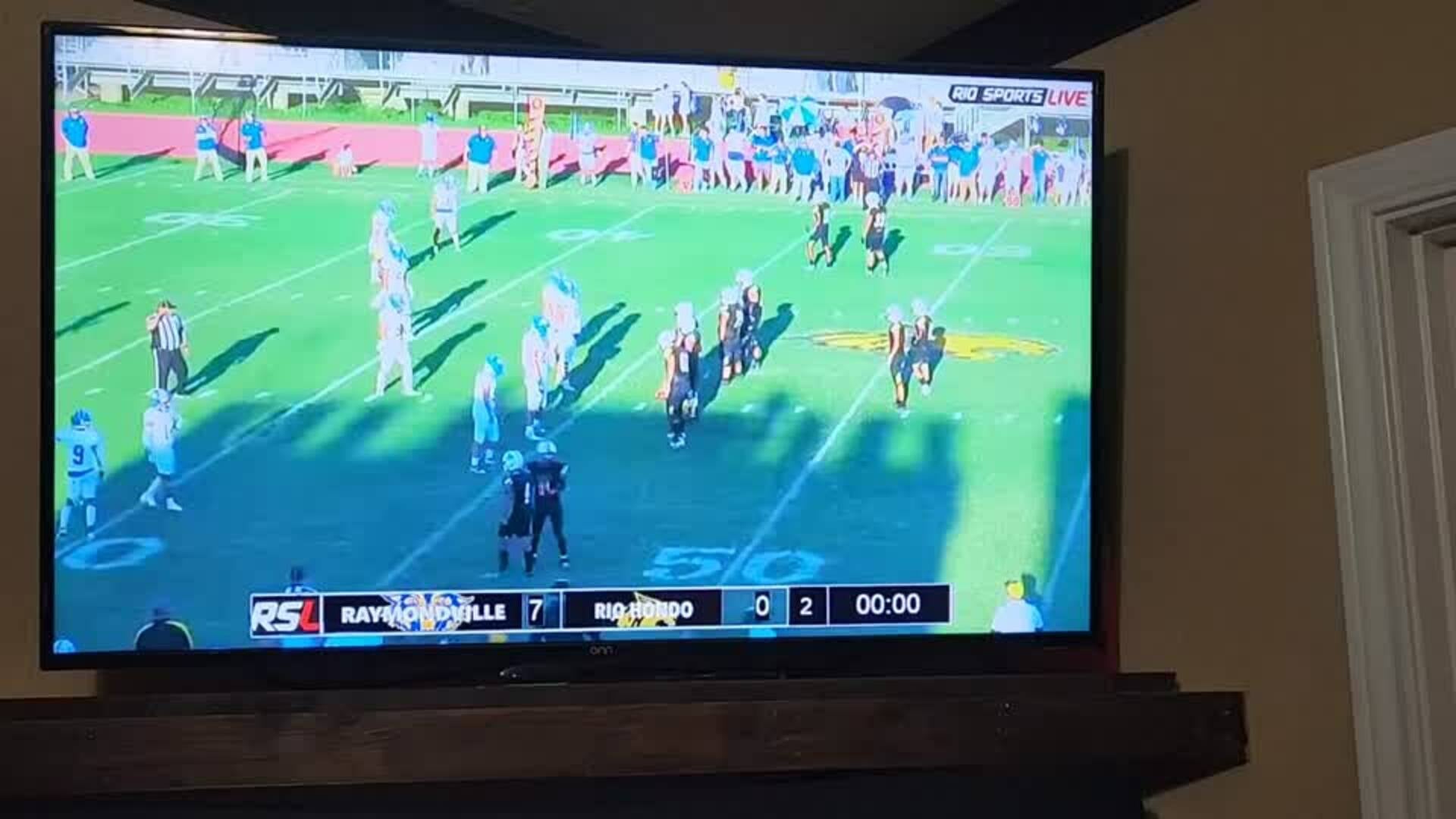 Atkinson to Perez 46 yd TD pass vs Raymondville