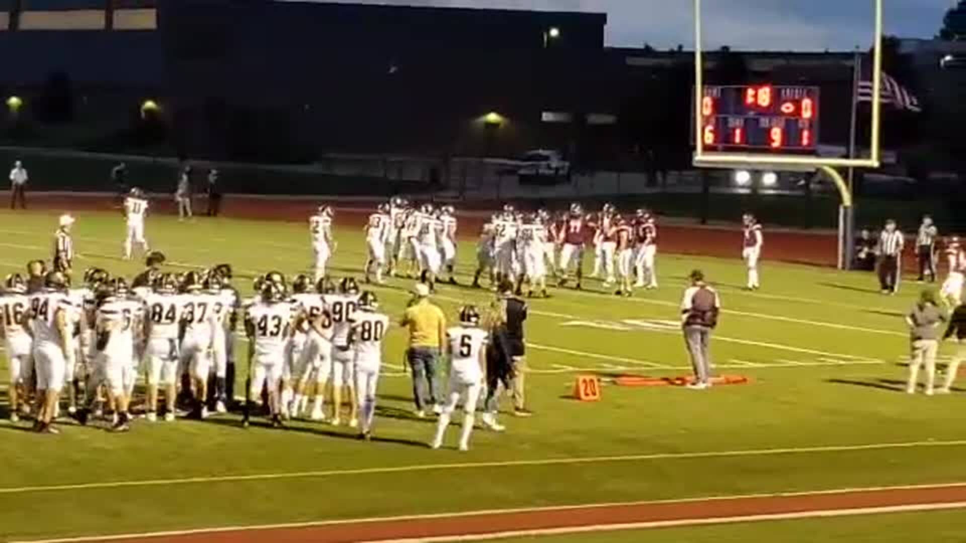 Benjamin Nichols rushing touchdown